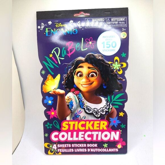 Mirabel Disney Encanto sticker book over 150 pieces 4 sheets stocking stuffers - Picture 1 of 6